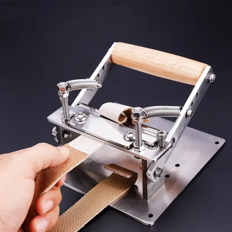 Skiver Leather Thin - Ahşap Saplı Manuel Deri Soyma Makinesi