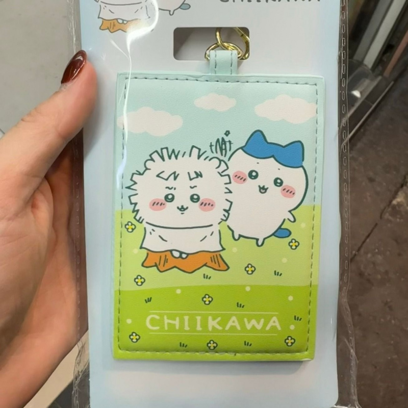 Leatherworking Items - Chiikawa Anime Baskılı PU Kartlık Çıkarılabilir