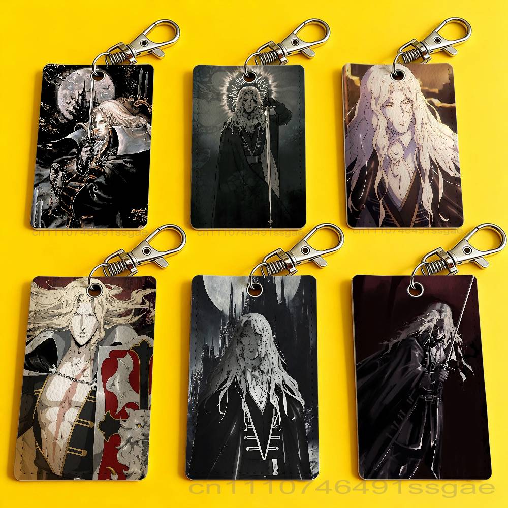 Leather Work - Oyun C-Castlevania Alucard Rozet Tutucu Anahtarlık