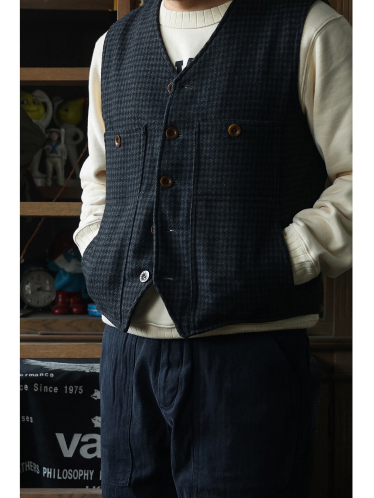 Secondorder FW24 Vintage Yün İ - Leather Work Vest For Men incelemesi ve fiyatı