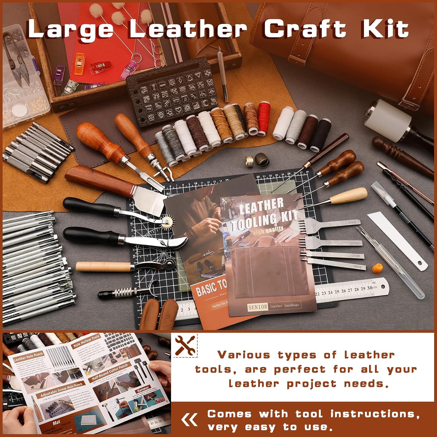 Deri İşleme Seti, Özel El Çant - Leather Work incelemesi ve fiyatı