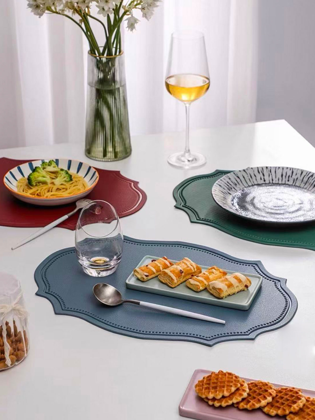 Deri Placemat Ins Tarzı Yemek  - Leatherwork Desk incelemesi ve fiyatı