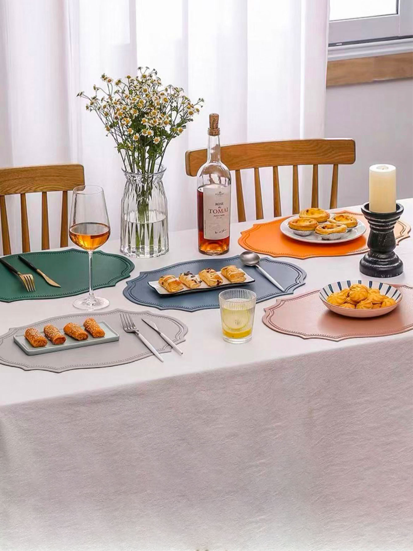 Deri Placemat Ins Tarzı Yemek  - Leatherwork Desk incelemesi ve fiyatı