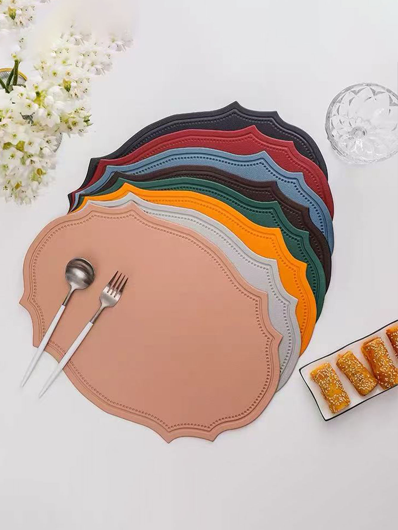 Deri Placemat Ins Tarzı Yemek  - Leatherwork Desk incelemesi ve fiyatı