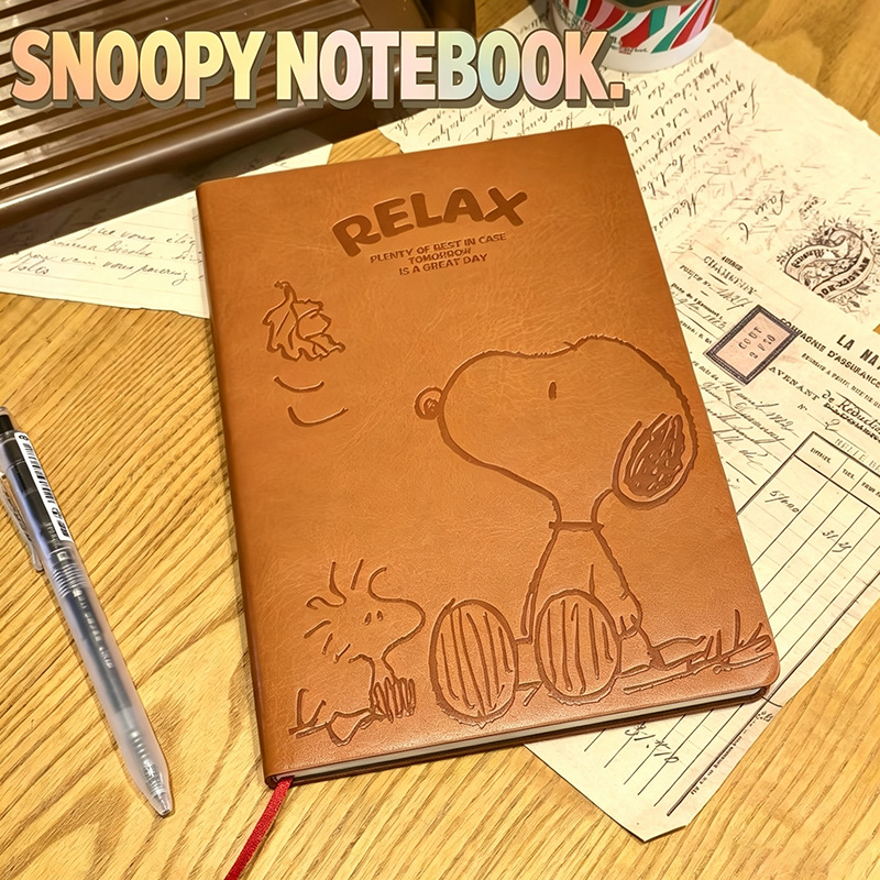 Vintage Snoopy A5 Deri Defter  - Leather Work Diary incelemesi ve fiyatı