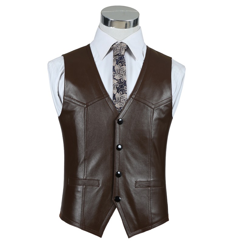 Hakiki Deri Koyun Derisi Yelek - Leather Work Vest For Men incelemesi ve fiyatı